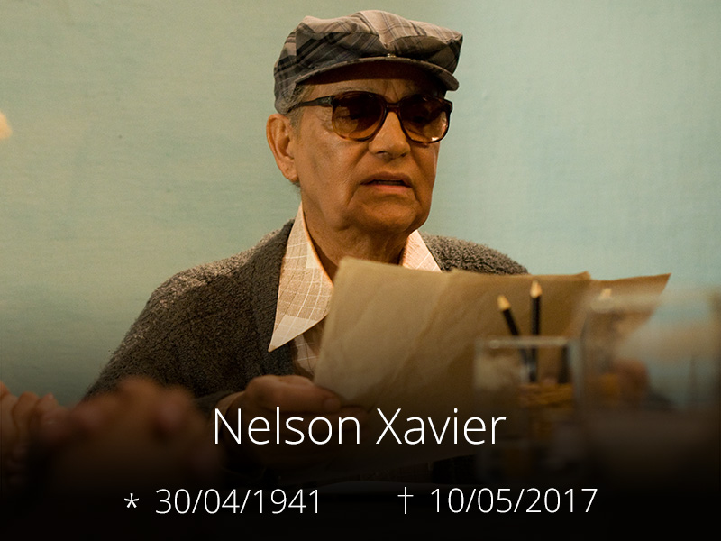 Nota de pesar a Nelson Xavier